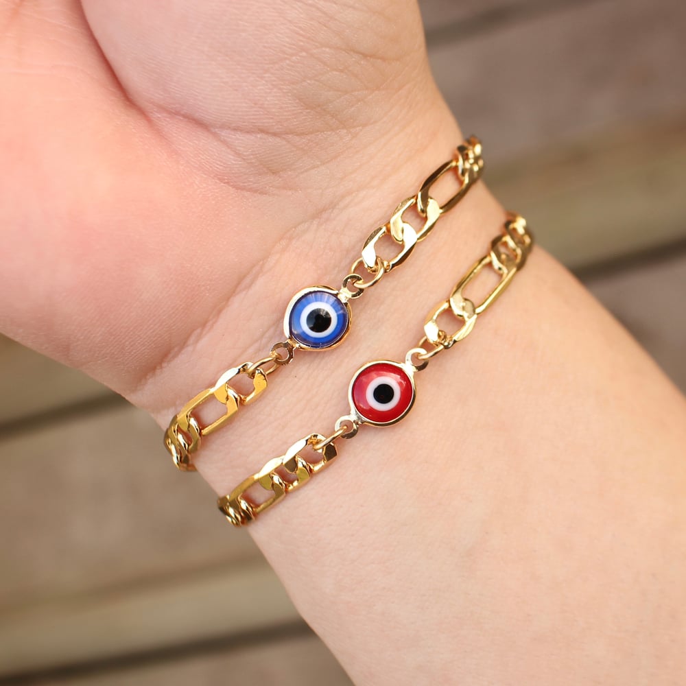 Evil Eye Bracelet Single