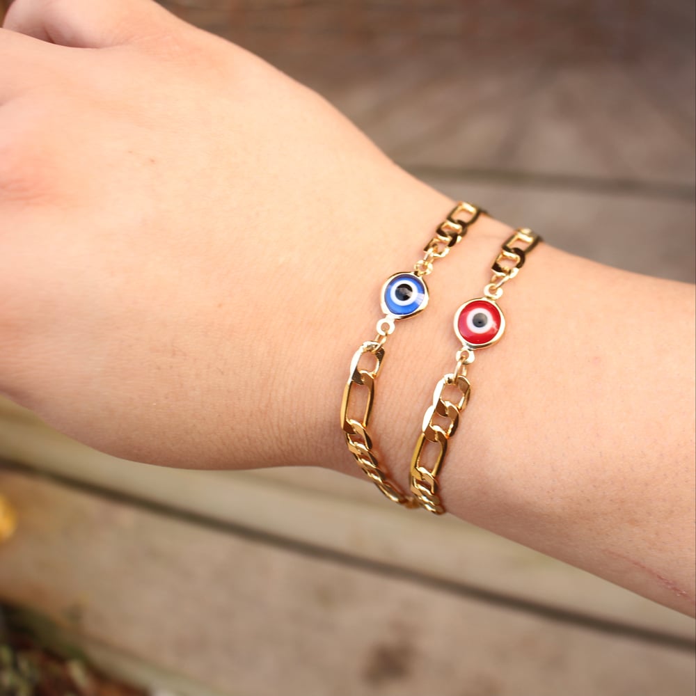 Evil Eye Bracelet Single