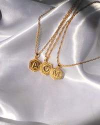 Image 1 of Customized Letter Necklaces (A-Z)