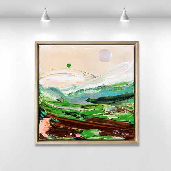 Image of Country no.41 - 30x30cm + FRAME