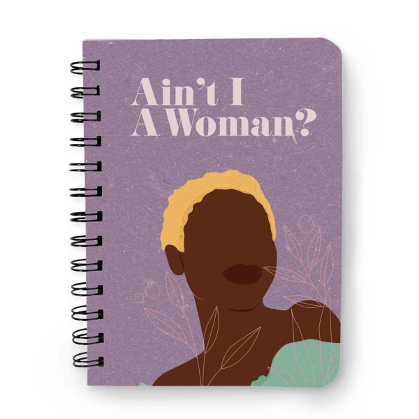 Image of "Ain't I A Woman" Notebook- Purple