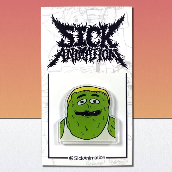 Slime Shady pin - Sick Animation Shop