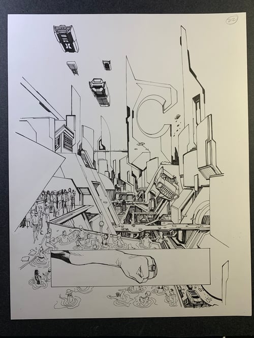 Image of GENERATIONS FORGED (DC COMICS) page 22 original interior art