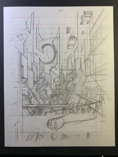 Image of GENERATIONS FORGED (DC COMICS) page 22 original interior art