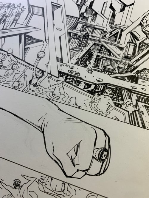 Image of GENERATIONS FORGED (DC COMICS) page 22 original interior art