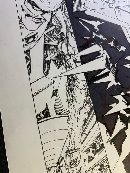 Image of GENERATIONS FORGED (DC COMICS) page24 original interior art