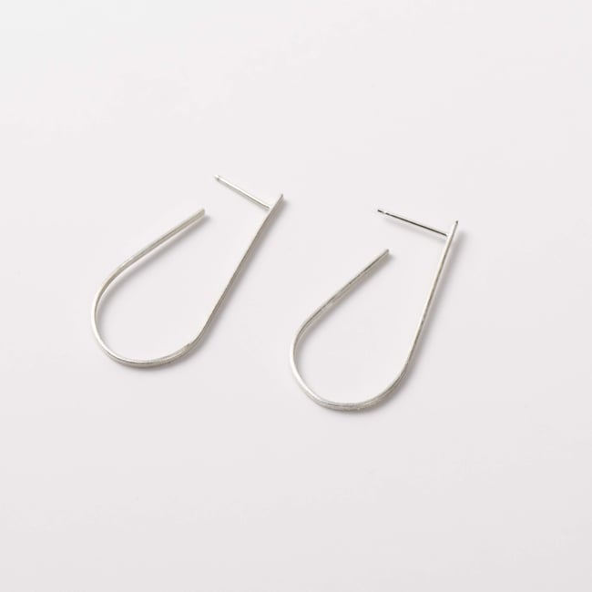 EARRINGS silver,  Island 1, #034-88