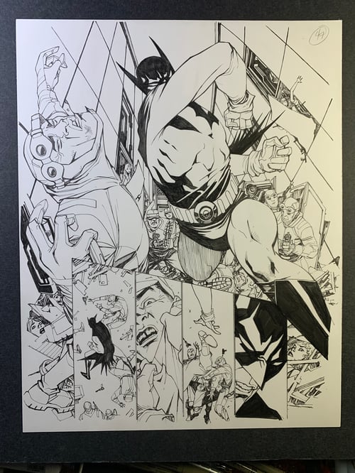 Image of GENERATIONS FORGED (DC COMICS) page47 original interior art
