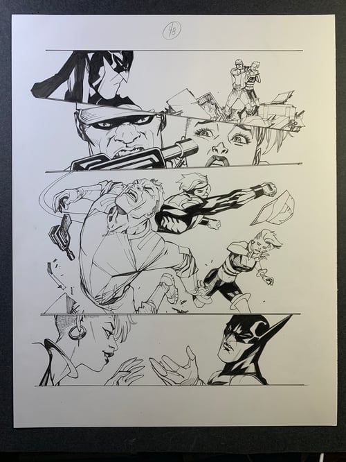 Image of GENERATIONS FORGED (DC COMICS) page48 original interior art