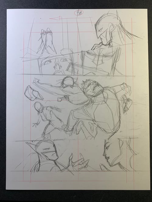 Image of GENERATIONS FORGED (DC COMICS) page48 original interior art