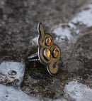 Image 3 of Serpent Ring with Citrine US Size 6