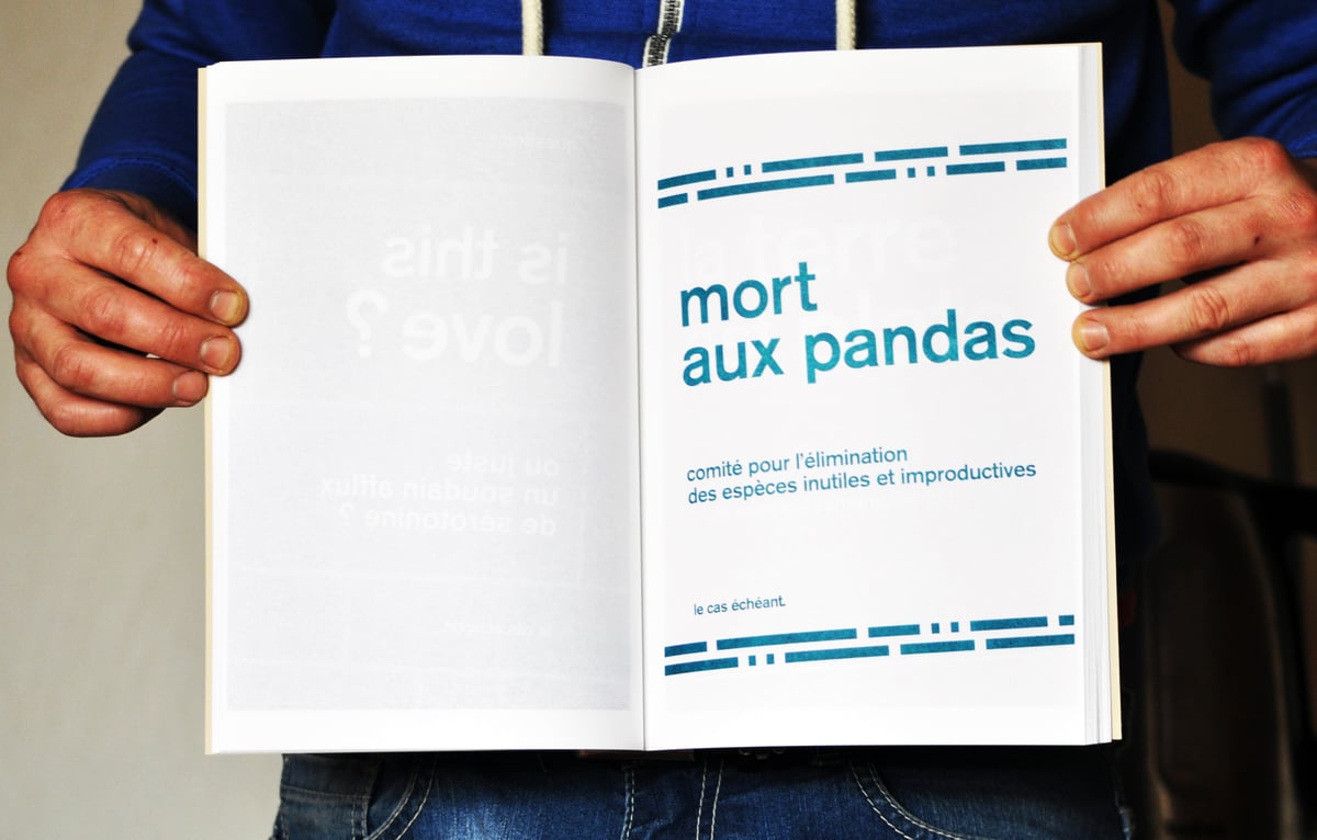 Et dire qu'on tue des arbres pour imprimer ces conneries - EPUISE !