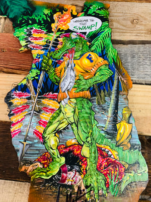 Image of “Welcome to the Swamp”(Hand Painted Reproduction)