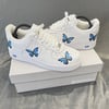 Custom Air Force 1 Butterfly Blue