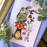 Image 1 of A4 Bubble Froggle Foiled Print 