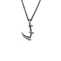 Image 1 of Mini Scythe necklace in sterling silver or gold