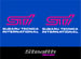 Image of STI Fog light cover stickers x2