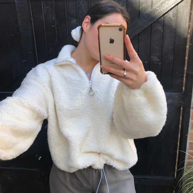Multiple colours* Oversized Teddy Fleece Jumper Jacket 