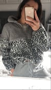 Ultra Cuddle Soft Oversized Snow Leopard Jumper