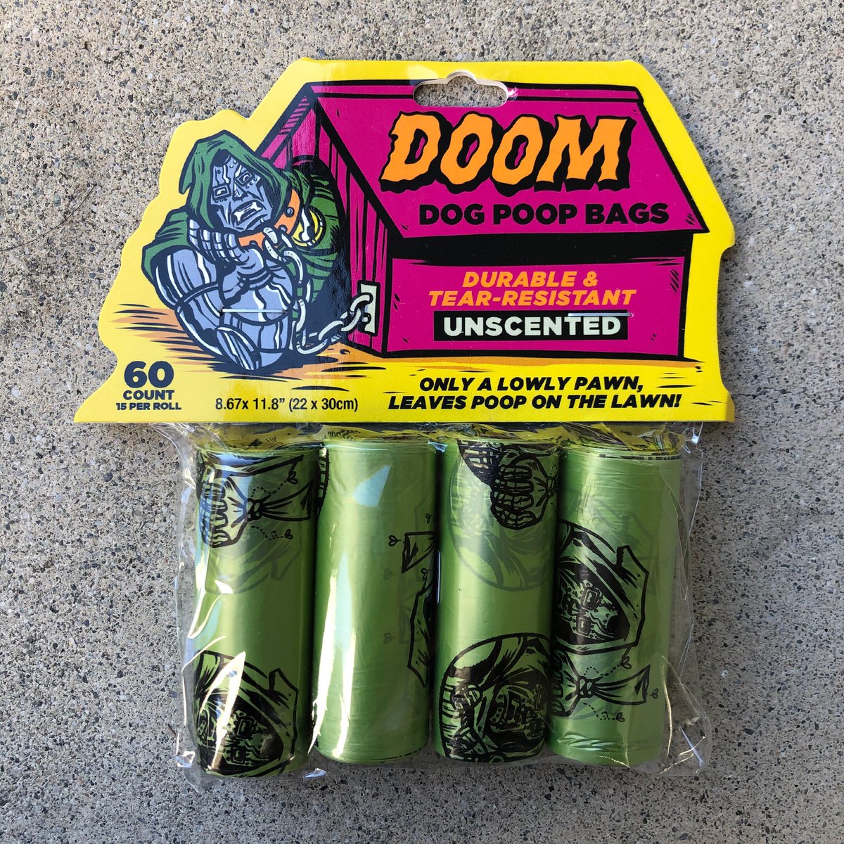 Doom Brand Dog Poop Bags