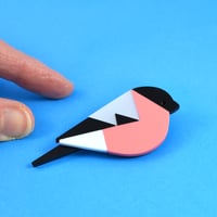 Image 2 of Bullfinch Brooch or Necklace