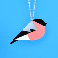 Image 3 of Bullfinch Brooch or Necklace
