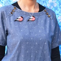 Image 4 of Bullfinch Brooch or Necklace