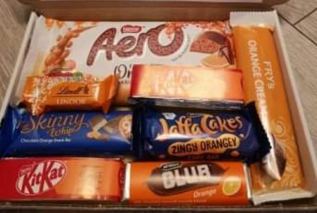 Our Special Orange Chocolate Boxes