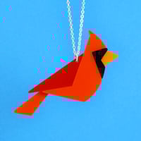Image 3 of Cardinal Brooch or Necklace