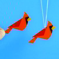 Image 1 of Cardinal Brooch or Necklace