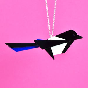 Image of Magpie Brooch or Necklace