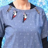 Image 4 of Woodpecker Brooch or Necklace