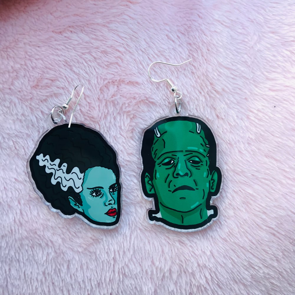 Image of The Bride of Frankenstein & the monster ⚡️