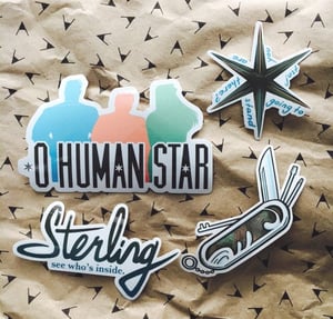 Image of O Human Star sticker set (NEW)