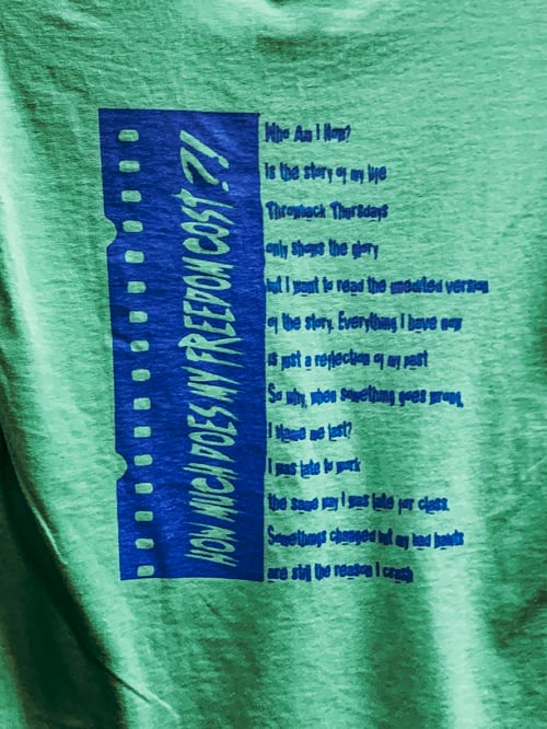 Image of 98 Barcodes! Olive Tee