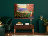 Image 3 of Italian vineyard  30x40