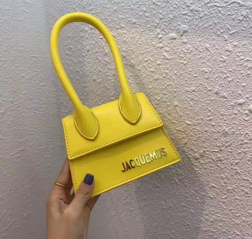 Yellow mini top bag