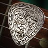 Custom made Sterling Silver Guitar pick 