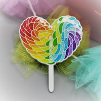 Image 2 of Rainbow Sweet Heart Pins