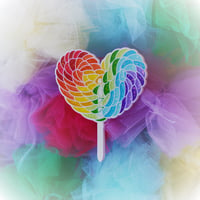 Image 5 of Rainbow Sweet Heart Pins