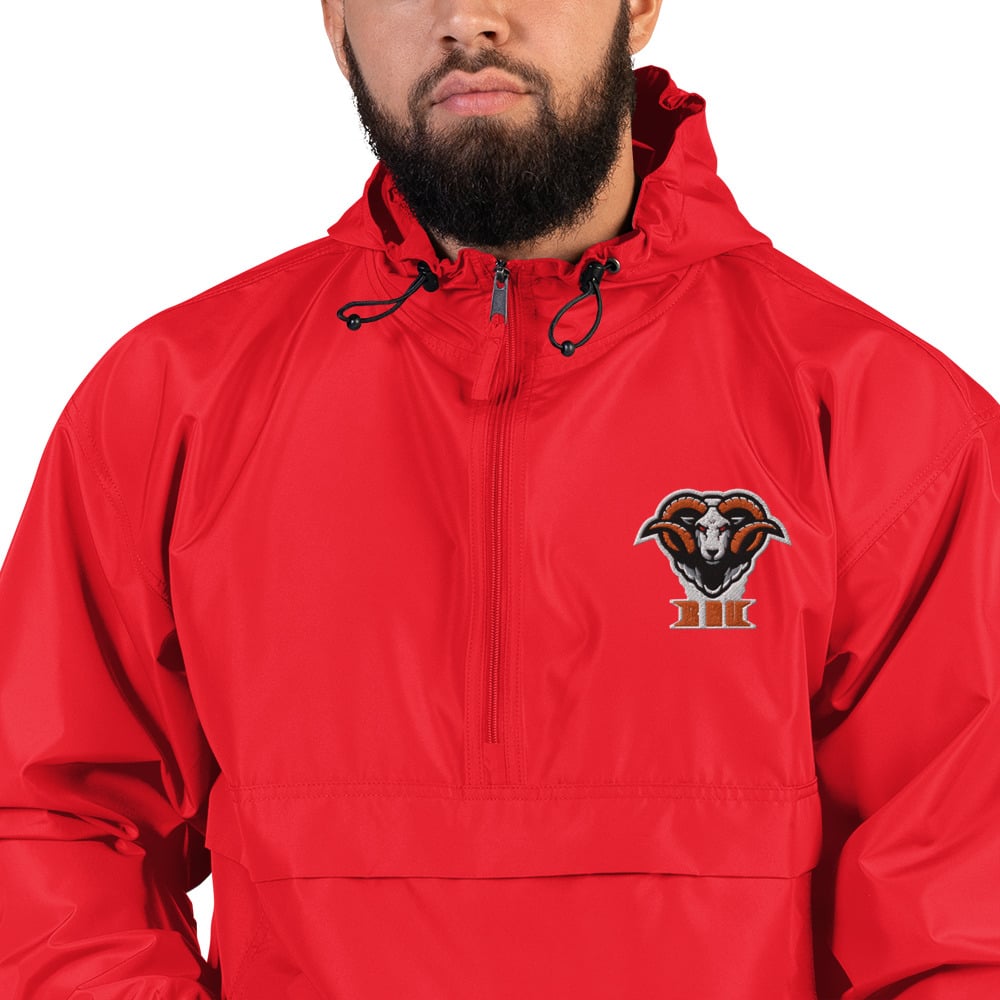 Image of Blacksheep University Embroidered Champion Packable Jacket