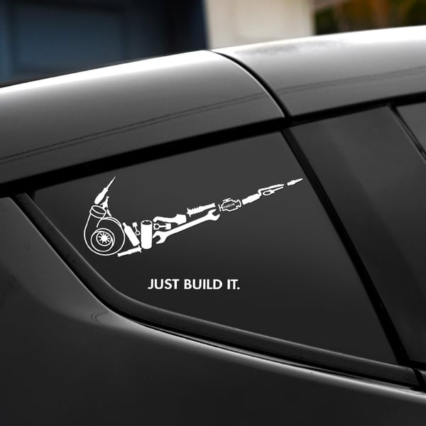 Image of Just Build it Decal