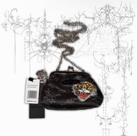 Image 1 of (Originally $25) y2k Ed Hardy Tiger Coin purse