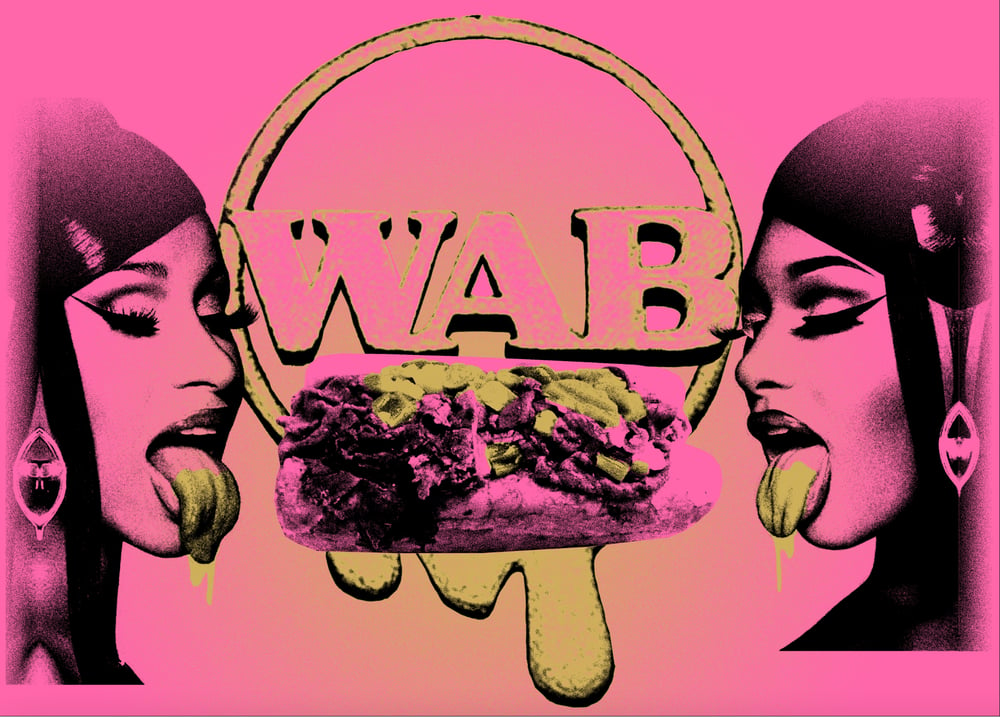 Image of Wet Ass Beef print - WAB