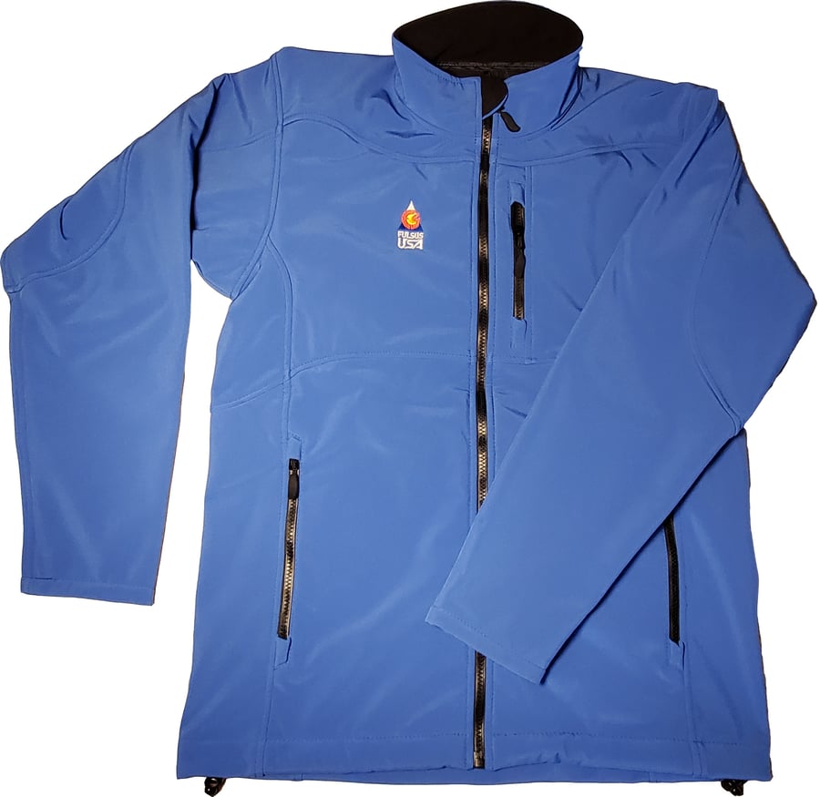 Image of Casual Get-A-Round Jacket Waterproof Breathable Fabric Blue & Spruce/Black