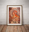 Zodiac | Alphonse Mucha | 1896 | Vintage Ads | Wall Art Print | Vintage Poster