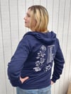 Technical Illustration Zip-up Hoodie