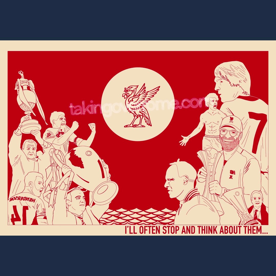 Image of PRE-ORDER I'll Often Stop And Think About Them Navy T-shirt