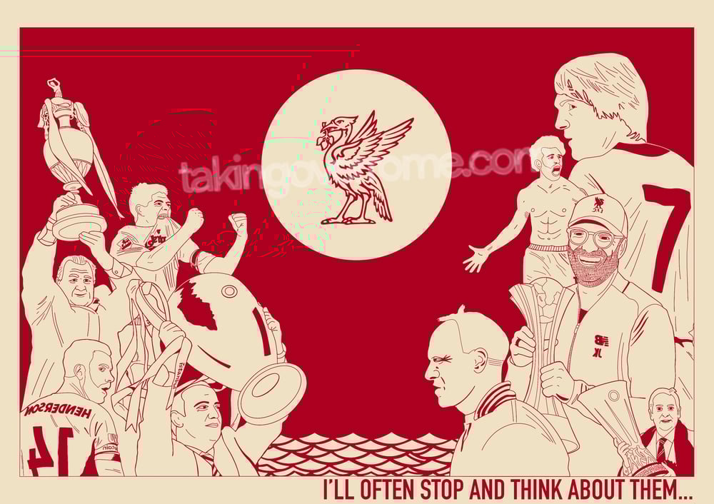 Image of I'll often stop and think about them A3/A4 print