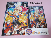 Image 2 of Goku Posters, 3 Versions Poster